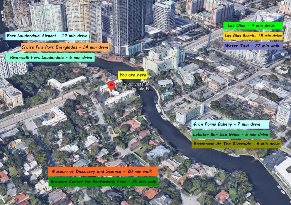 Designer River View Apartments Fort Lauderdale Esterno foto